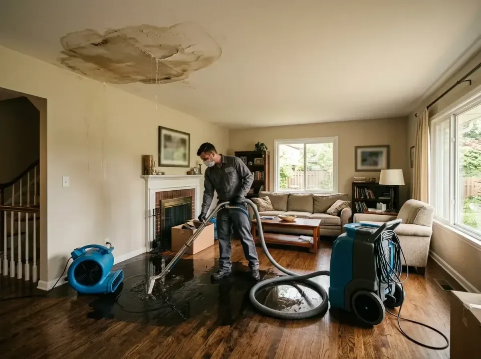 attic-pipe-burst-ceiling-drip-008 — frequently asked questions, Water Damage Restoration & Carpet Care in Ferndale, MI